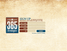 Tablet Screenshot of 365strategies.com